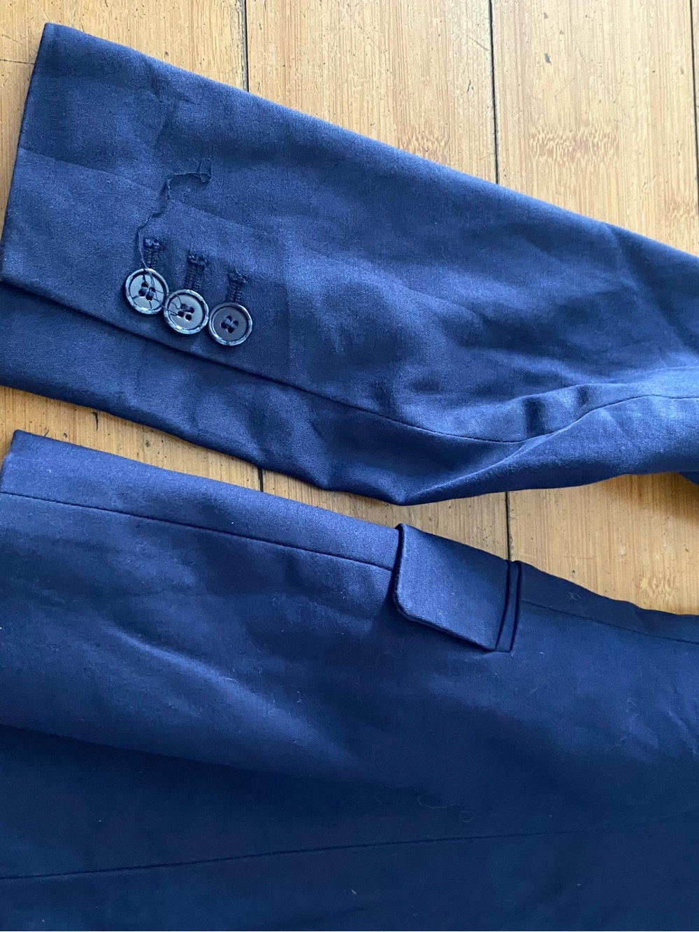 Pre-owned Zara Basic Women's Deep Blue Single-Button Blazer/Jacket Sz M Women’s - Picture 9 of 13